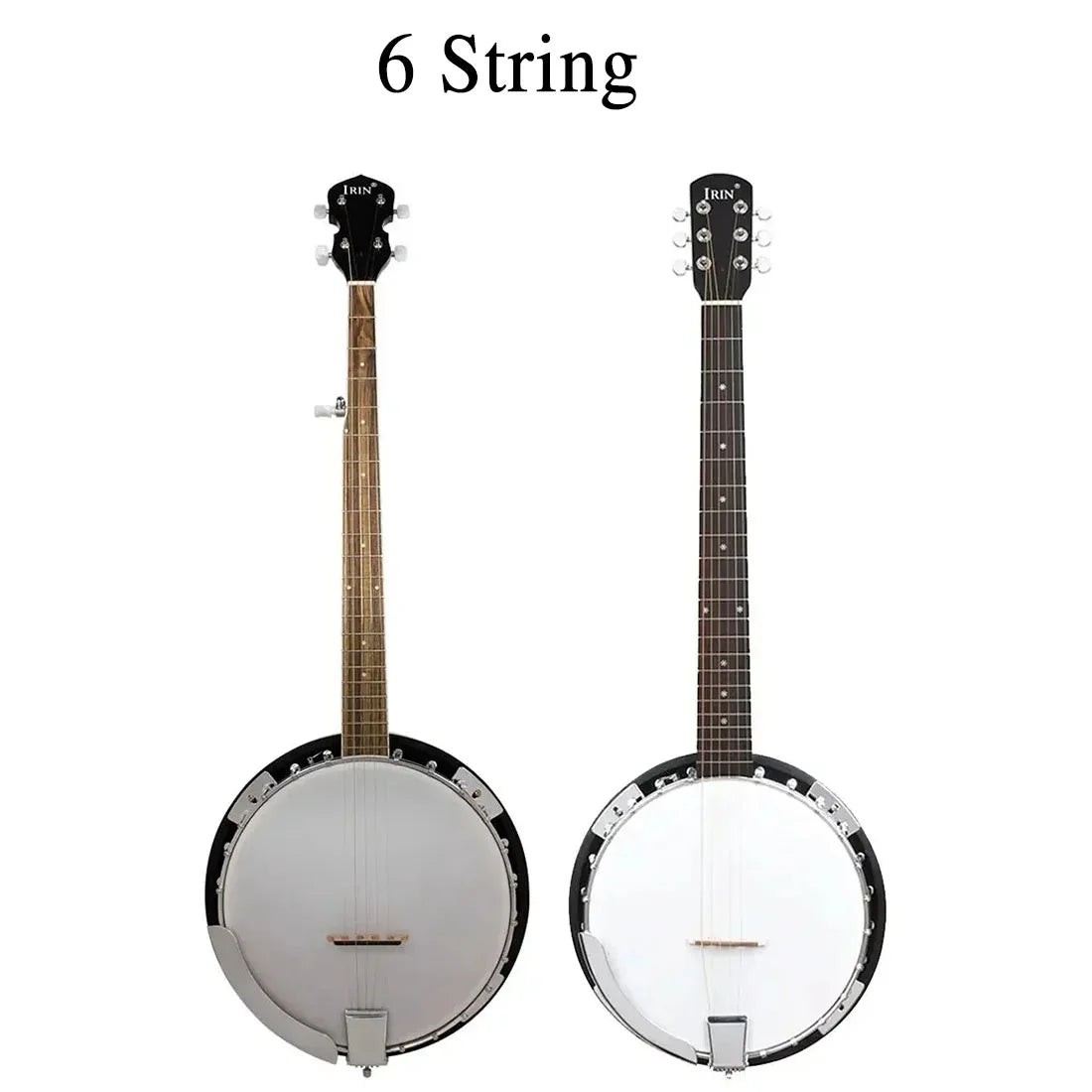 IRIN Banjo 5 String 22 Frets Sapele Stringed Instrument