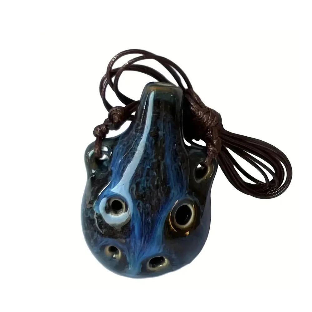 6 Hole Ceramic Mini Ocarina Ceramic Crafts Musical Instruments