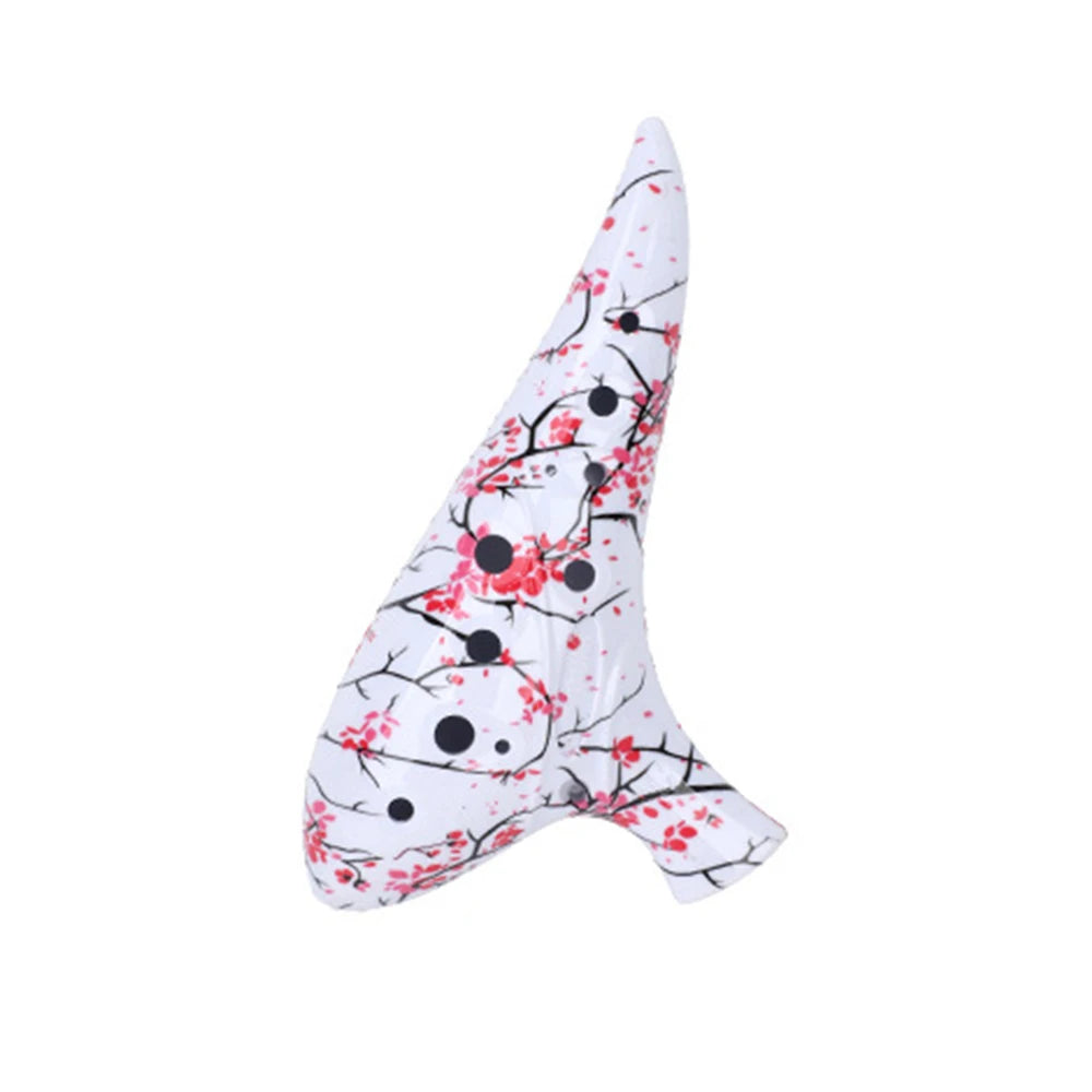 12 Hole Ocarina Alto C Key12-Hole Ocarina Instrument Easy Instrument for Beginners Resin Ocarina Instrument