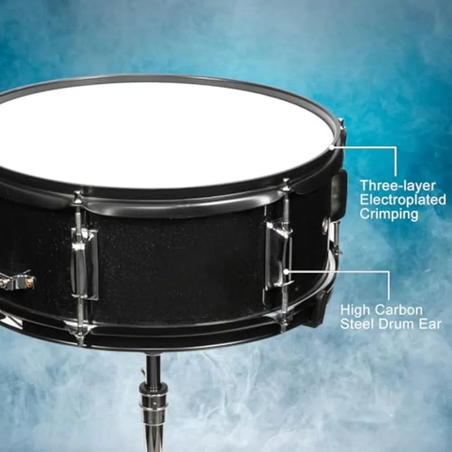 SHXIDrum 5 Piece Drum Set With Cymbal Stands Hi Hat