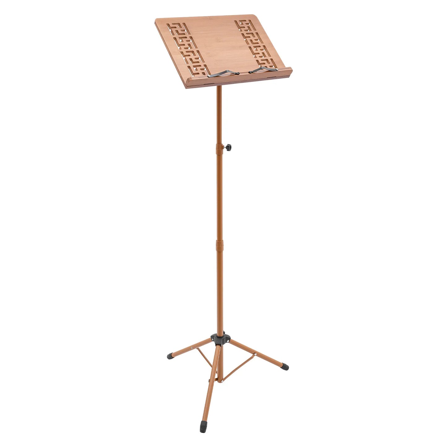 Adjustable Bamboo Music Stand with Tripod for Sheet Music