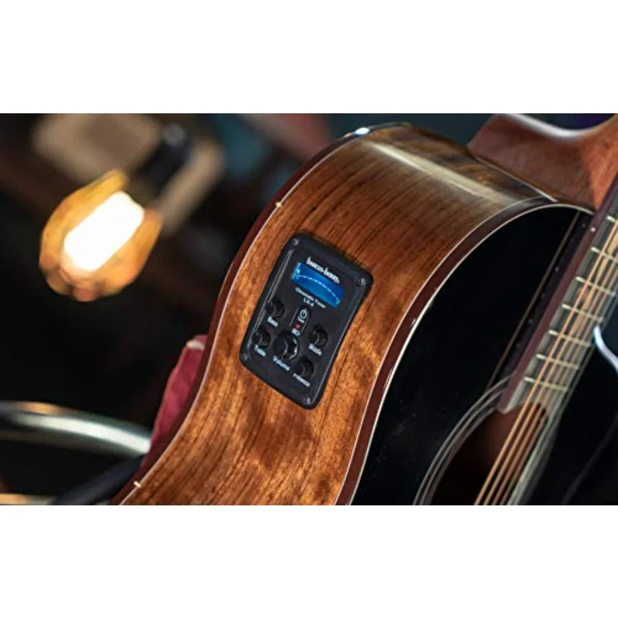 Studio Cutaway Acoustic Electric Guitar for Music Practice and Performance Maple Top with Natural Finish Lightweight Design for