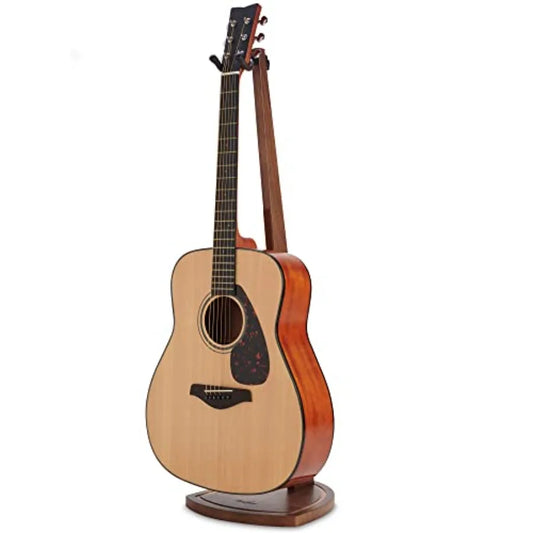 SHXI Acoustic Guitar Stand Floor Walnut Wood With Single Holder