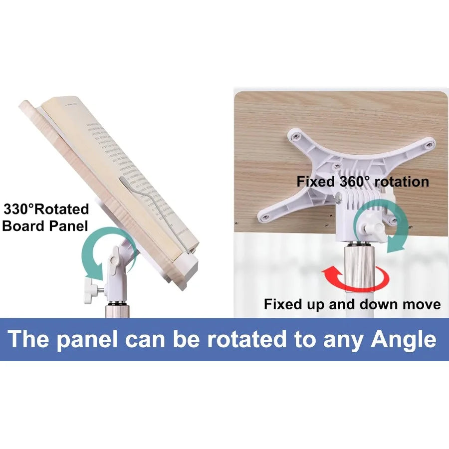 SHXI Music Book Stand With Adjustable Podium And Page Clip