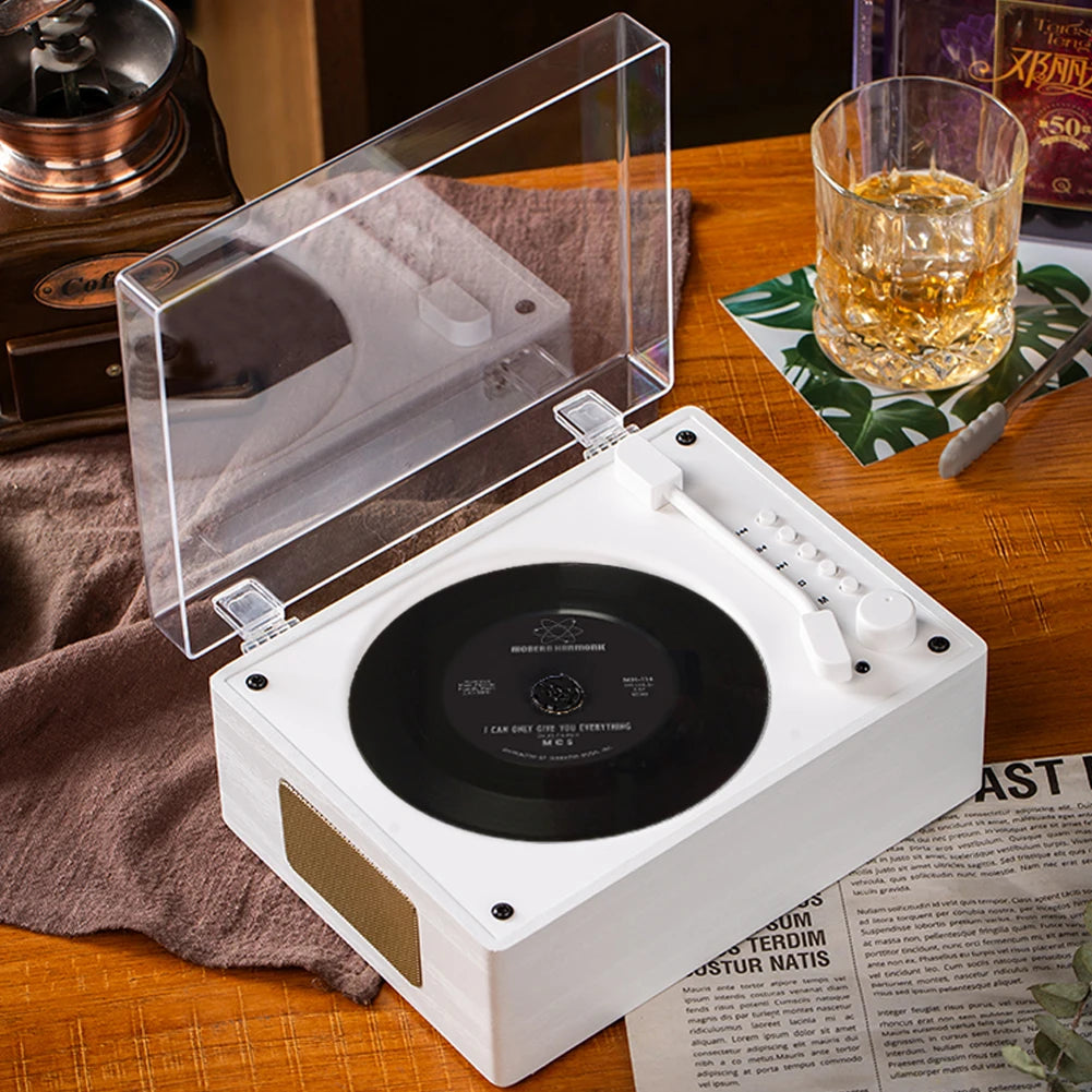 VKTECH Bluetooth 5.0 CD Player With USB Remote Control Speaker