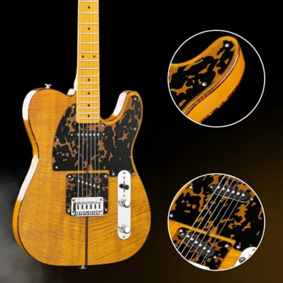 SHXI TL Style Solid Body Electric Guitar with Maple Fingerboard