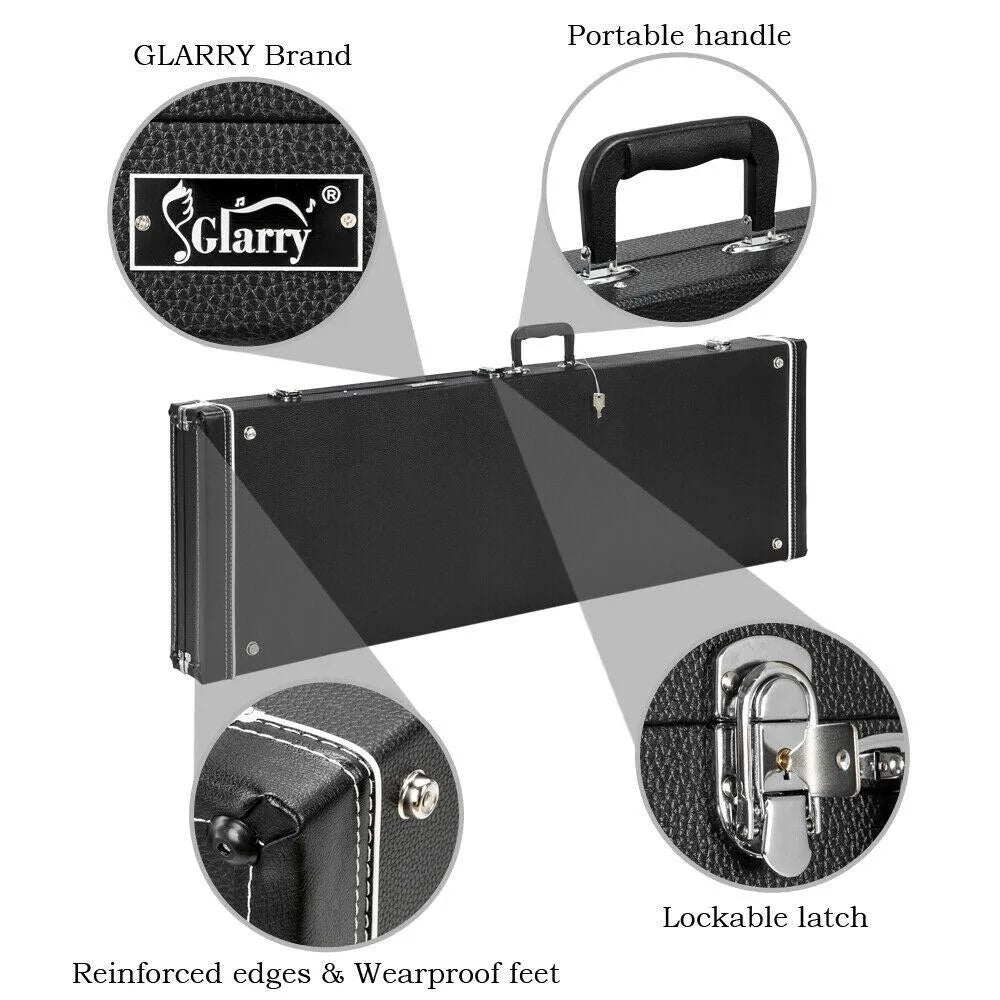 Bass Guitar Hard Case Portable All Bass Guitars With Lock