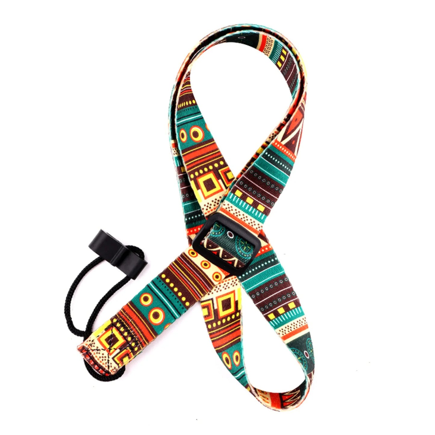 Ethnic Style Ukulele Strap Durable Nylon Sling Clip On
