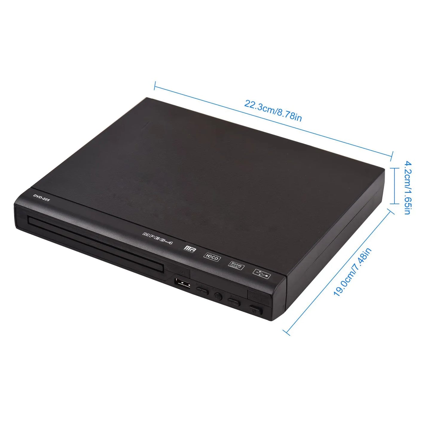 Arealer DVD-225 CD Player With Remote Control AV Output