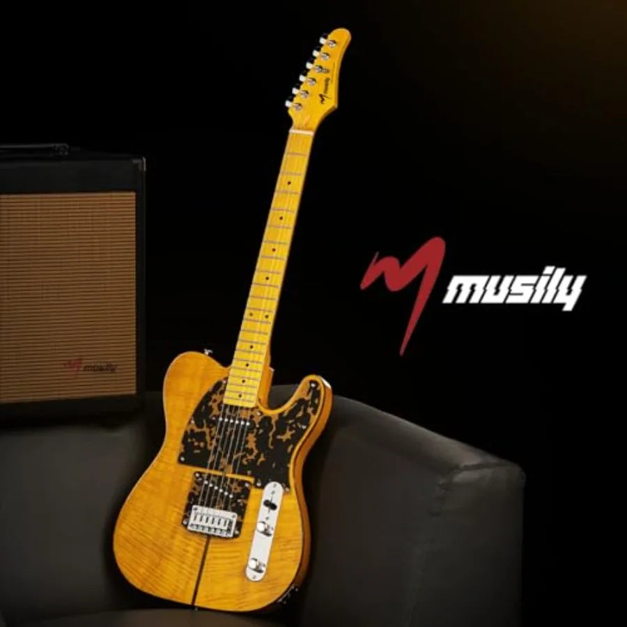 SHXI TL Style Solid Body Electric Guitar with Maple Fingerboard