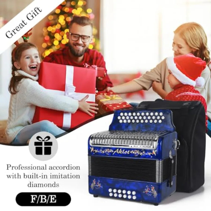 SHXI 31 Key Accordion With Celluloid Body