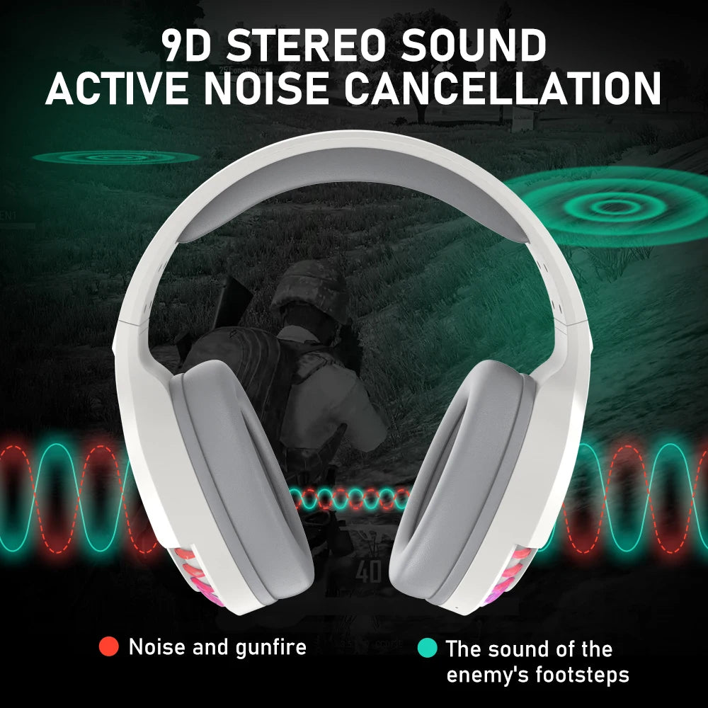 Attack Shark Wireless Bluetooth Headphones With Noise Cancellation And Mic