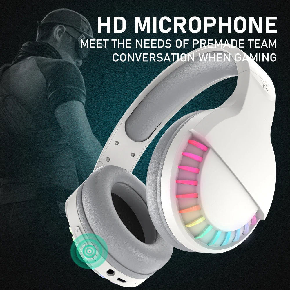 Attack Shark Wireless Bluetooth Headphones With Noise Cancellation And Mic