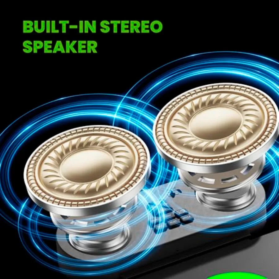 SHXI Electric Drum Set With Dual Speaker Pads And Sticks