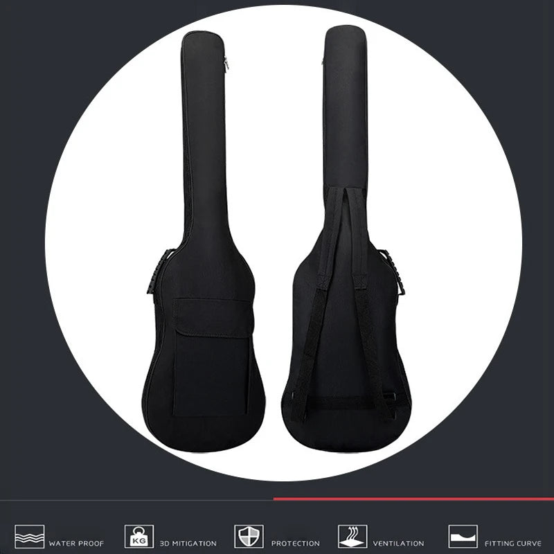 FGHGFH Bass Guitar Bag Gig Case Padded Waterproof Backpack