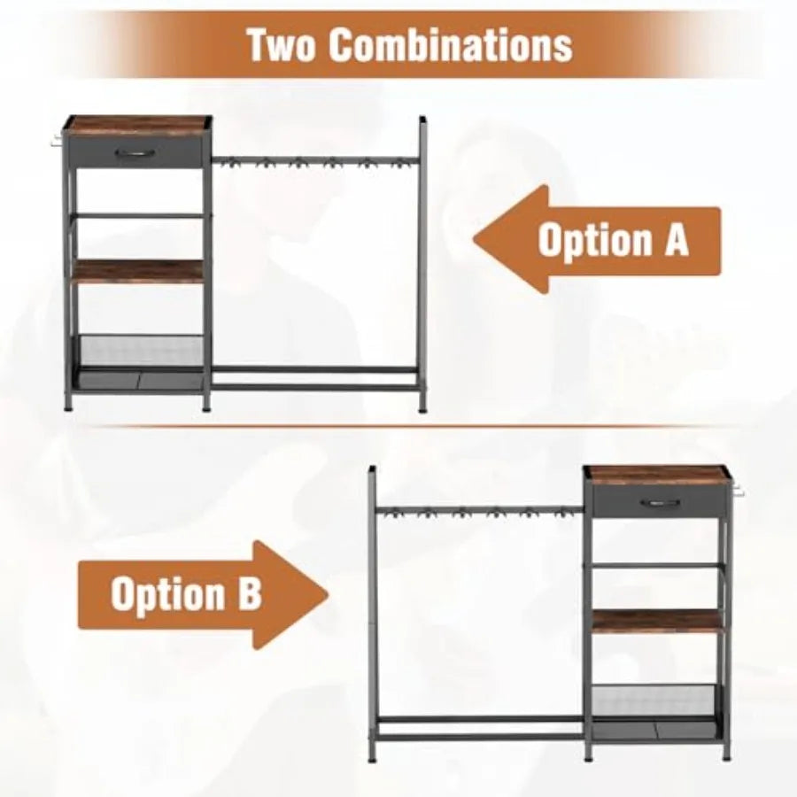SHXI 6-Slot Guitar Stand Rack Floor Display For Electric Acoustic