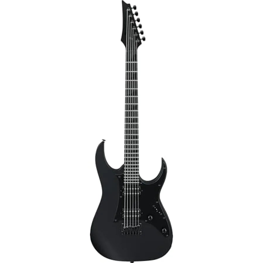 Gio GRGR131EX Electric Guitar - Black Flat Solid Wood Body Smooth Playability Ideal for Rock and Metal
