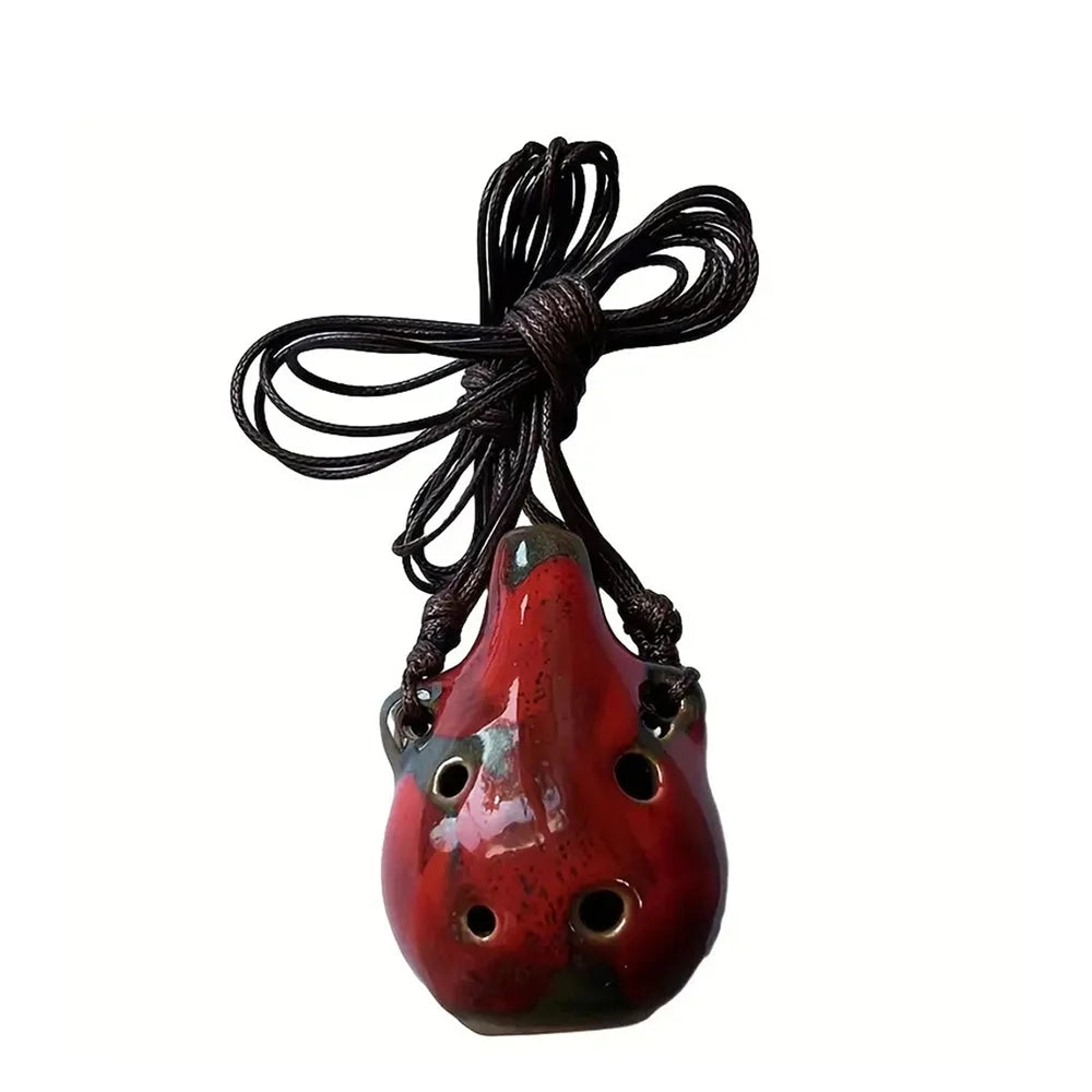 6 Hole Ceramic Mini Ocarina Ceramic Crafts Musical Instruments