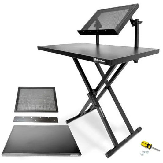 SHXI Portable Two Tier DJ Table Stand for Sheet Music