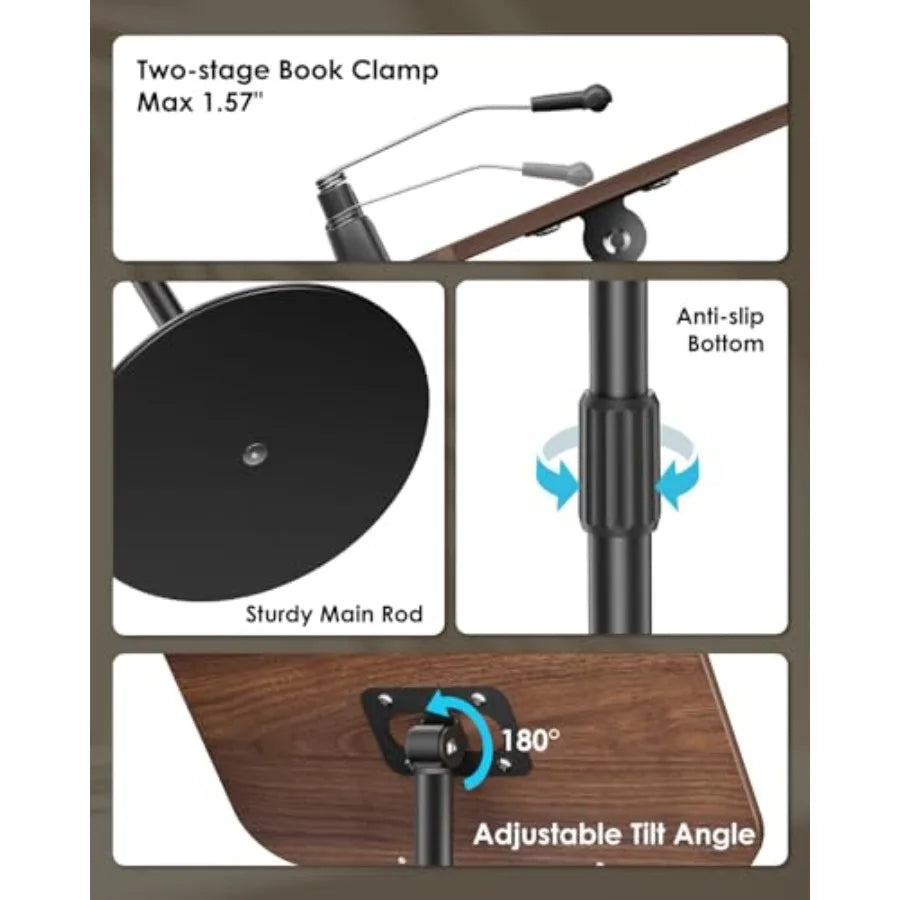 SHXI Viozon Floor Book Stand Height Adjustable Reading Desk