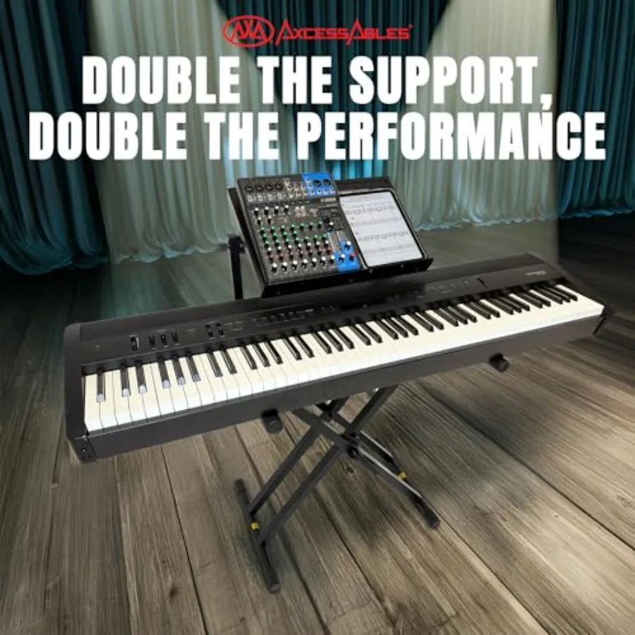 SHXI Portable Two Tier DJ Table Stand for Sheet Music