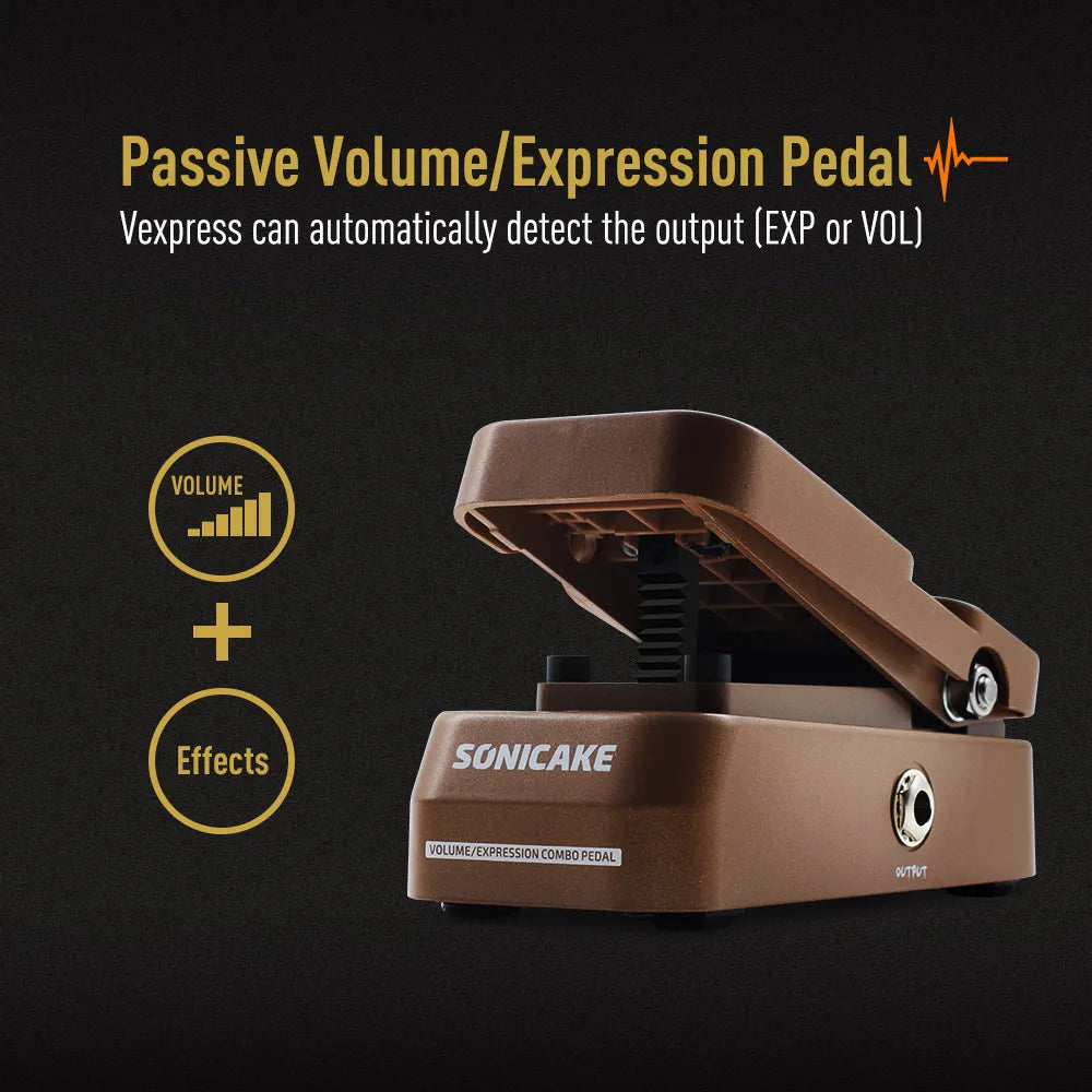 SONICAKE Vexpress Pedal Passive Volume and Expression Control