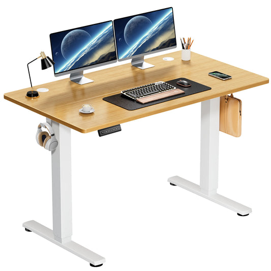 JHK Electric Height Adjustable Standing Desk For Office Workstation