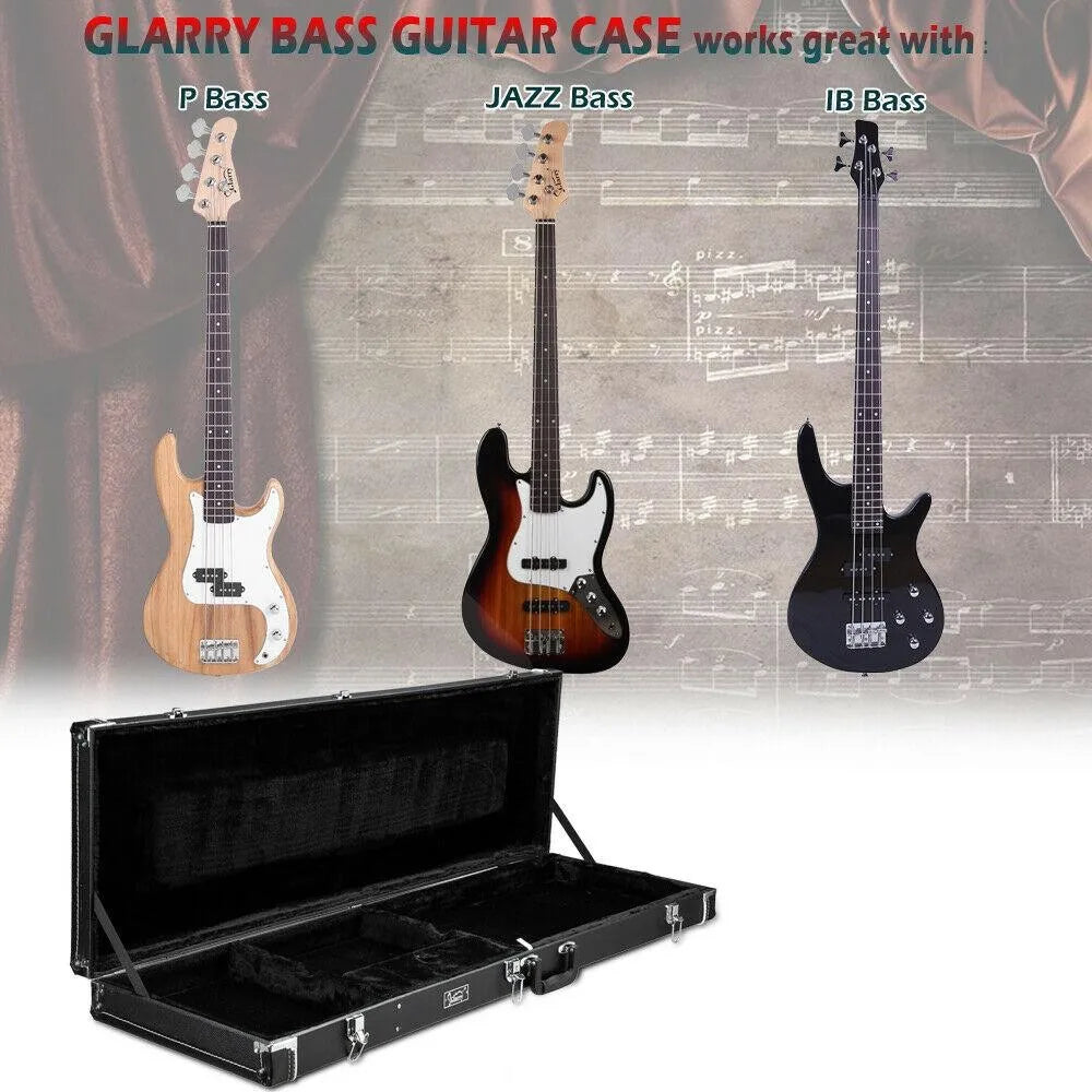 Bass Guitar Hard Case Portable All Bass Guitars With Lock