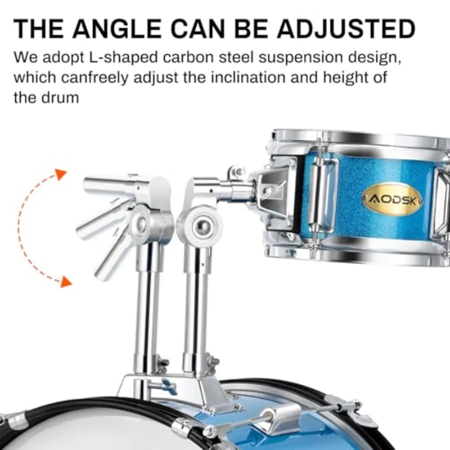SHXI 5 Piece Drum Set For Beginners With Drumsticks