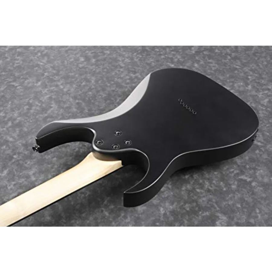 Gio GRGR131EX Electric Guitar - Black Flat Solid Wood Body Smooth Playability Ideal for Rock and Metal