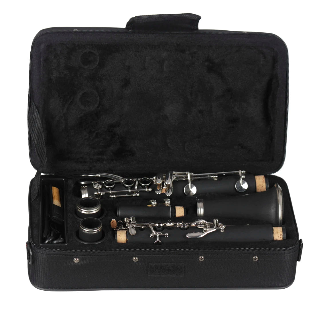 IRIN Bb Clarinet 17 Keys 6 Rings Bakelite Woodwind Instrument