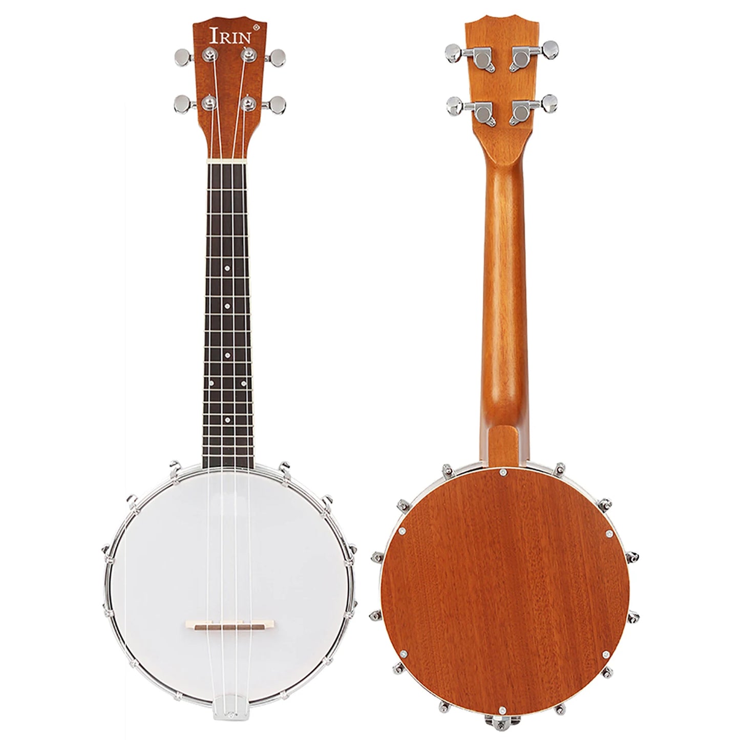 IRIN Four-String Banjo Maple Neck Rosewood Fretboard Sapele Backboard