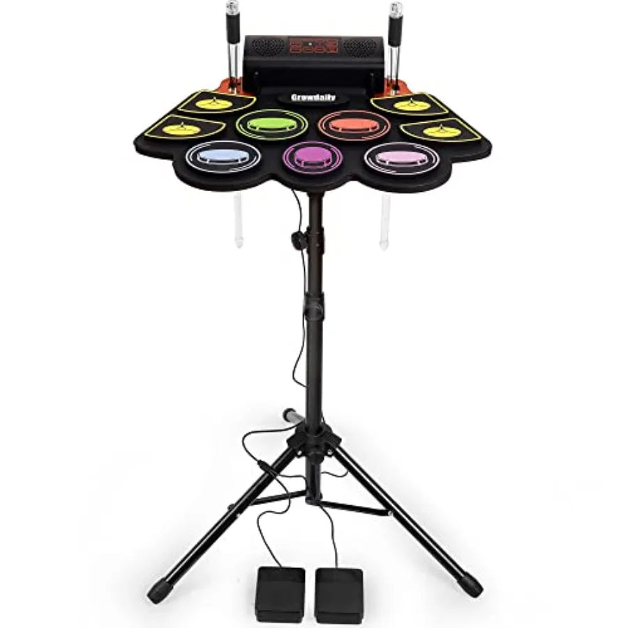 SHXI Electric Drum Set With 9 Pads MIDI Recording Kit