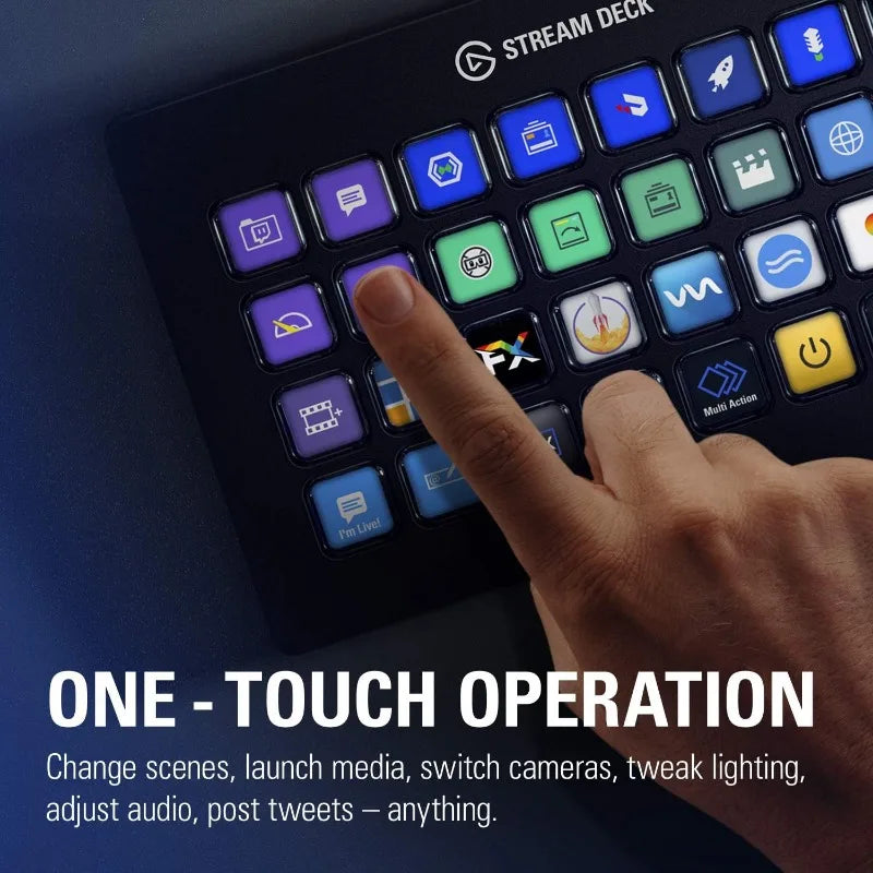 Stream Deck XL Advanced Studio Controller with 32 Macro Keys