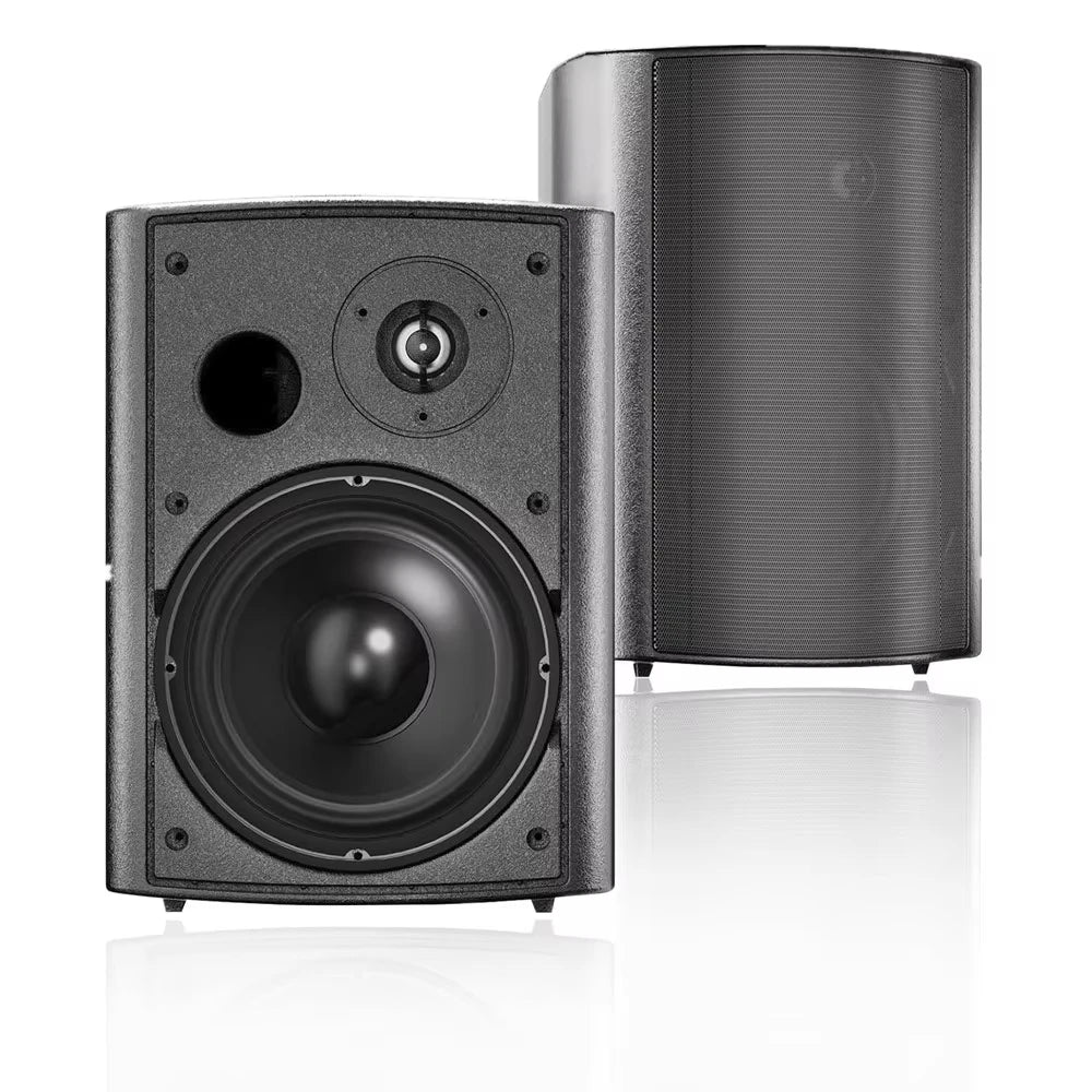Herdio Two Pack Bluetooth Indoor Outdoor Wall Mount Speakers Waterproof