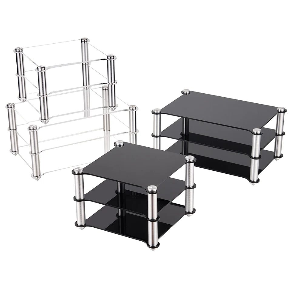 ERISU AUDIO Acrylic Aluminium Alloy HIFI Rack for Amplifier Decoder