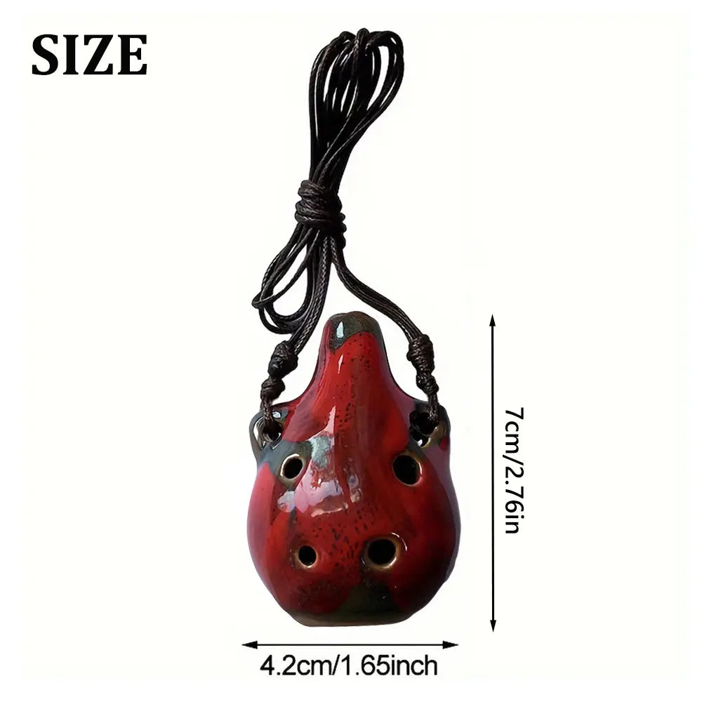 6 Hole Ceramic Mini Ocarina Ceramic Crafts Musical Instruments