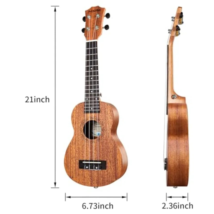 SHXI Beginner Ukulele With Nylon Strings And Gig Bag